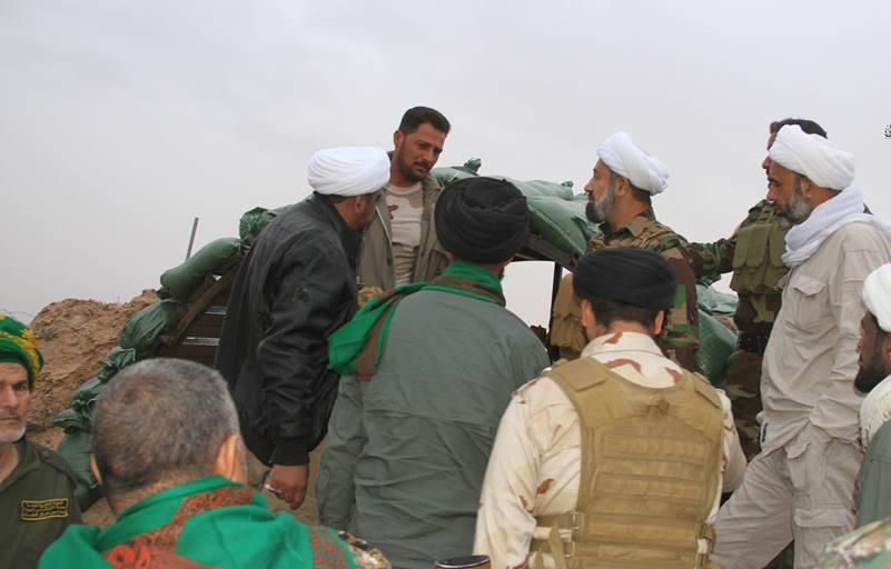 حضور فضلای حوزه نجف در جبهه نبرد با تکفیری ها 