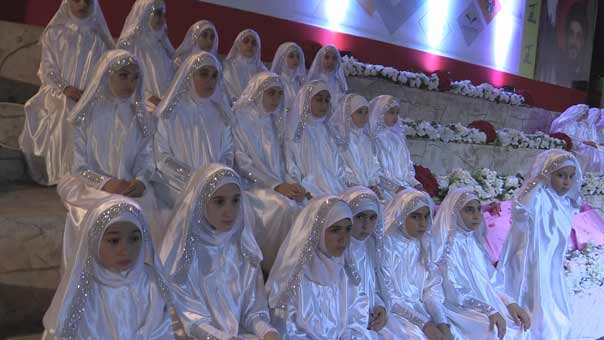مراسم جشن در لبنان با حضور شیخ قاووق
