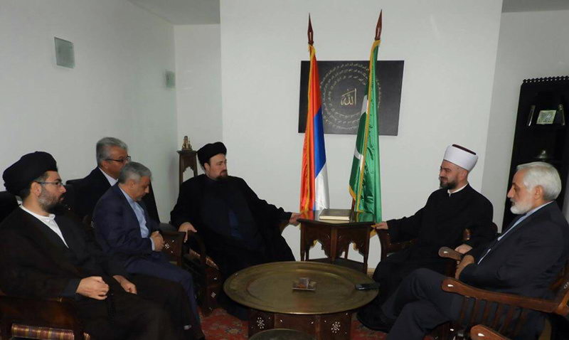 دیدار سید حسن خمینی با رهبران مذهبی صربستان