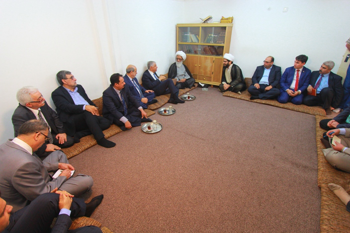 دیدار وزیر نفت عراق با آیت الله بشیر نجفی