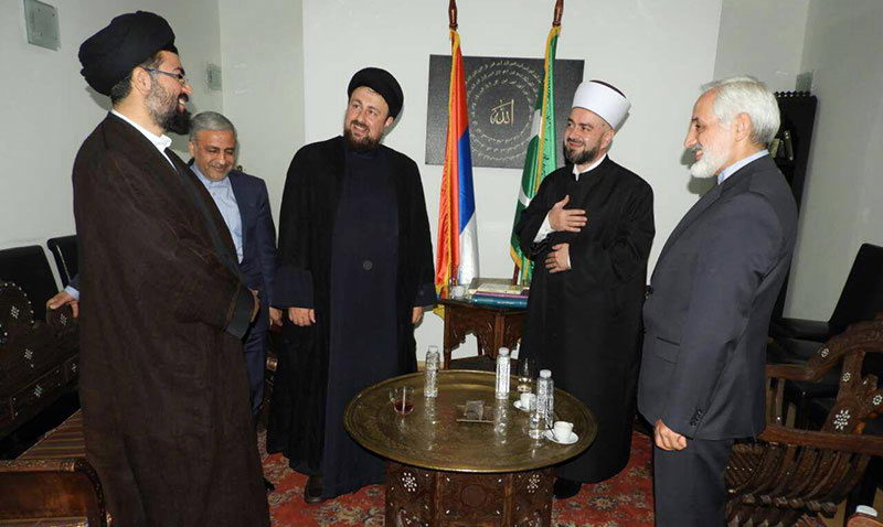 دیدار سید حسن خمینی با رهبران مذهبی صربستان