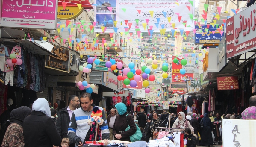 حال و هوای جشن میلاد پیامبر(ص) در شهر نابلس فلسطین