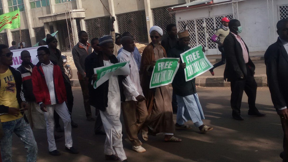 راهپیمایی آزادسازی شیخ زکزاکی در سوکوتو و حضور تحریک آمیز پلیس نیجریه  