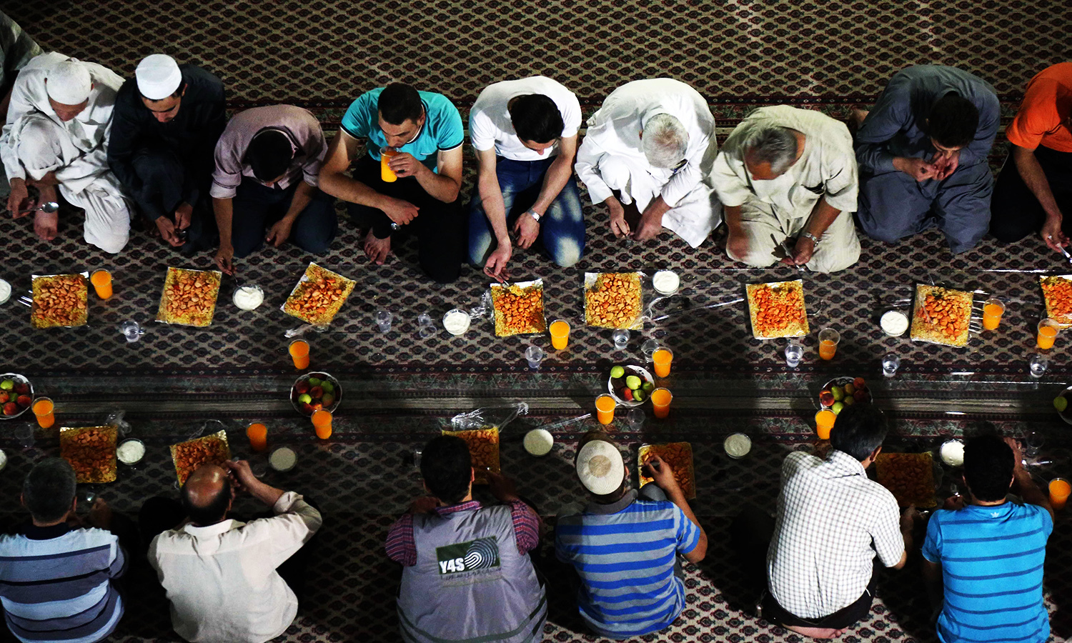 افطار مسلمانان سوریه در دمشق