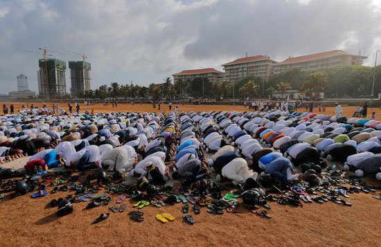 اقامه نماز عید در سریلانکا
