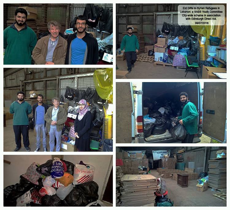 ارسال هدایای عید فطر برای آوارگان سوری