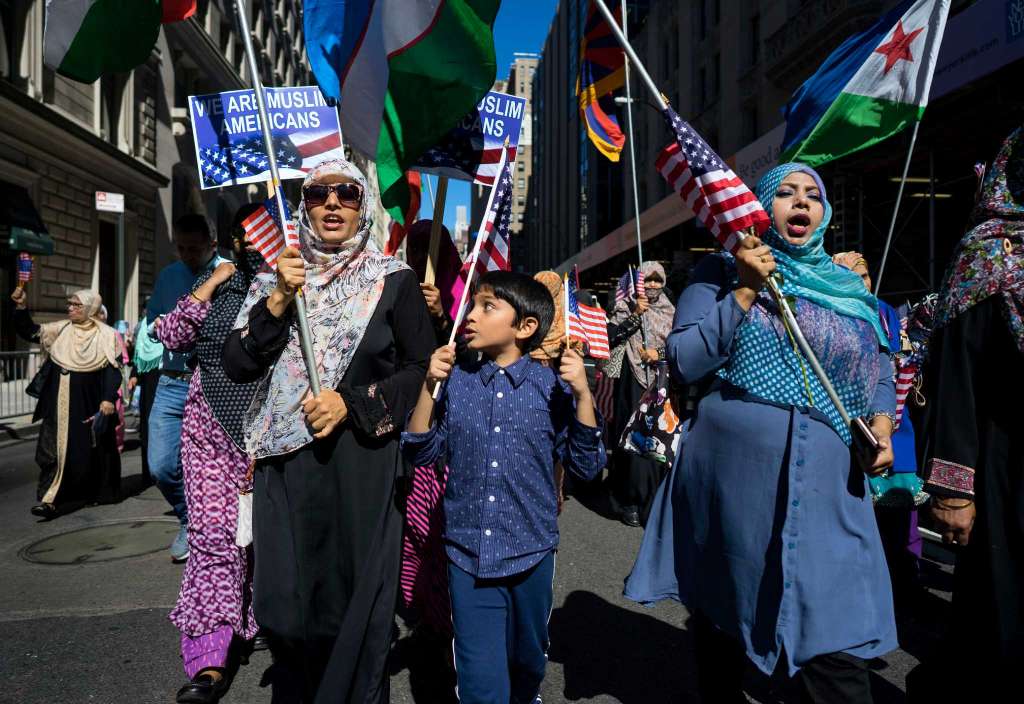 رژه سالانه روز مسلمان در نیویورک 