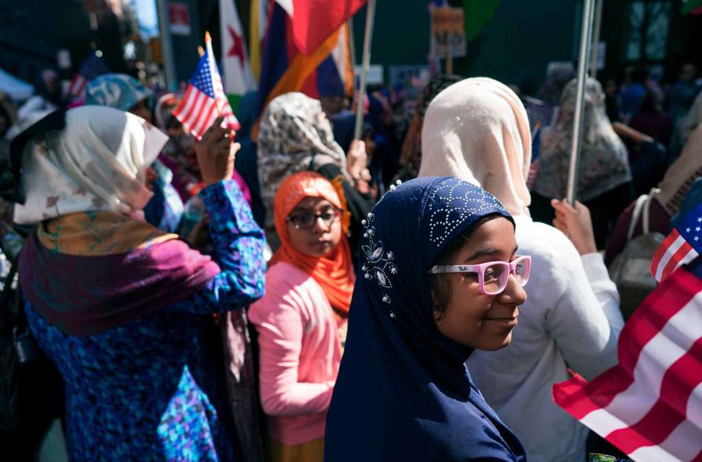 رژه سالانه روز مسلمان در نیویورک 