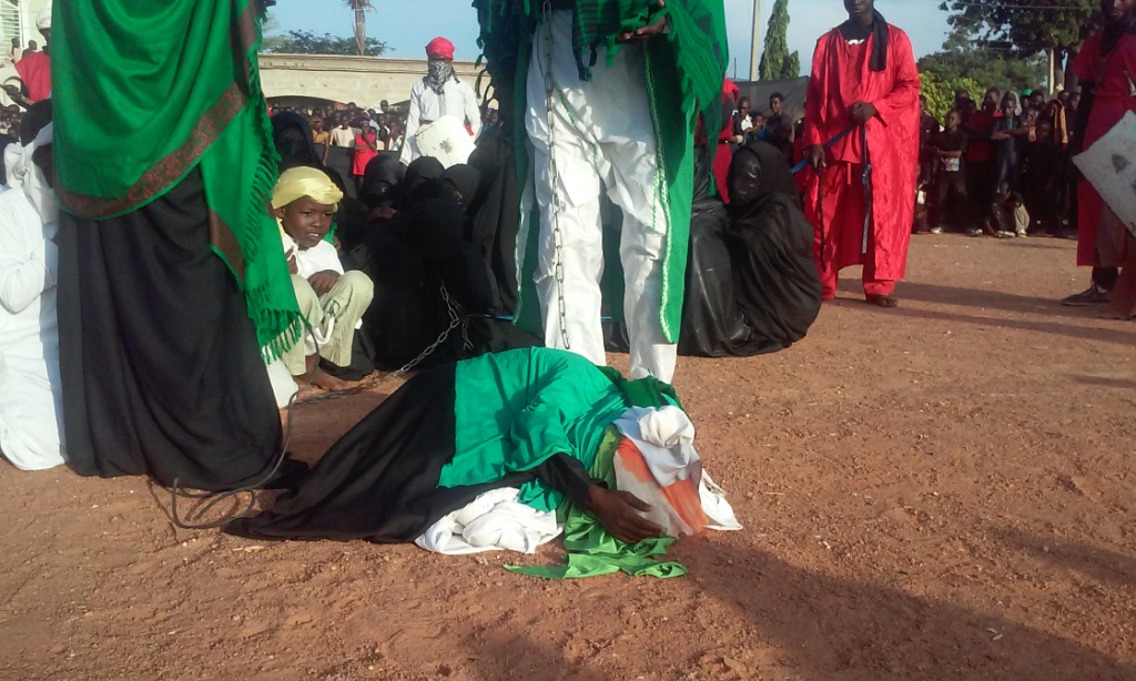 تصاویری از مراسم تعزیه و شبیه خوانی در  نیجریه