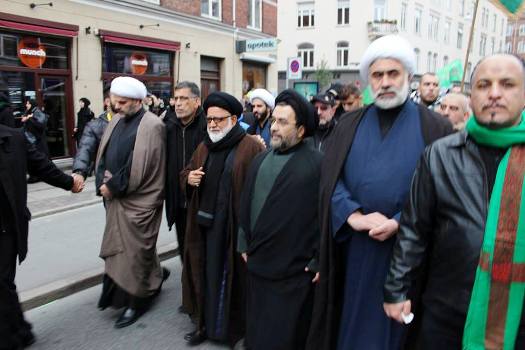 پیاده روی عاشورایی ۱۵ هزار نفر از شیعیان در دانمارک