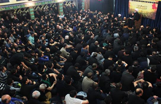 گزارش تصویری از مراسم شب عاشورا در مرکز اسلامی هامبورگ