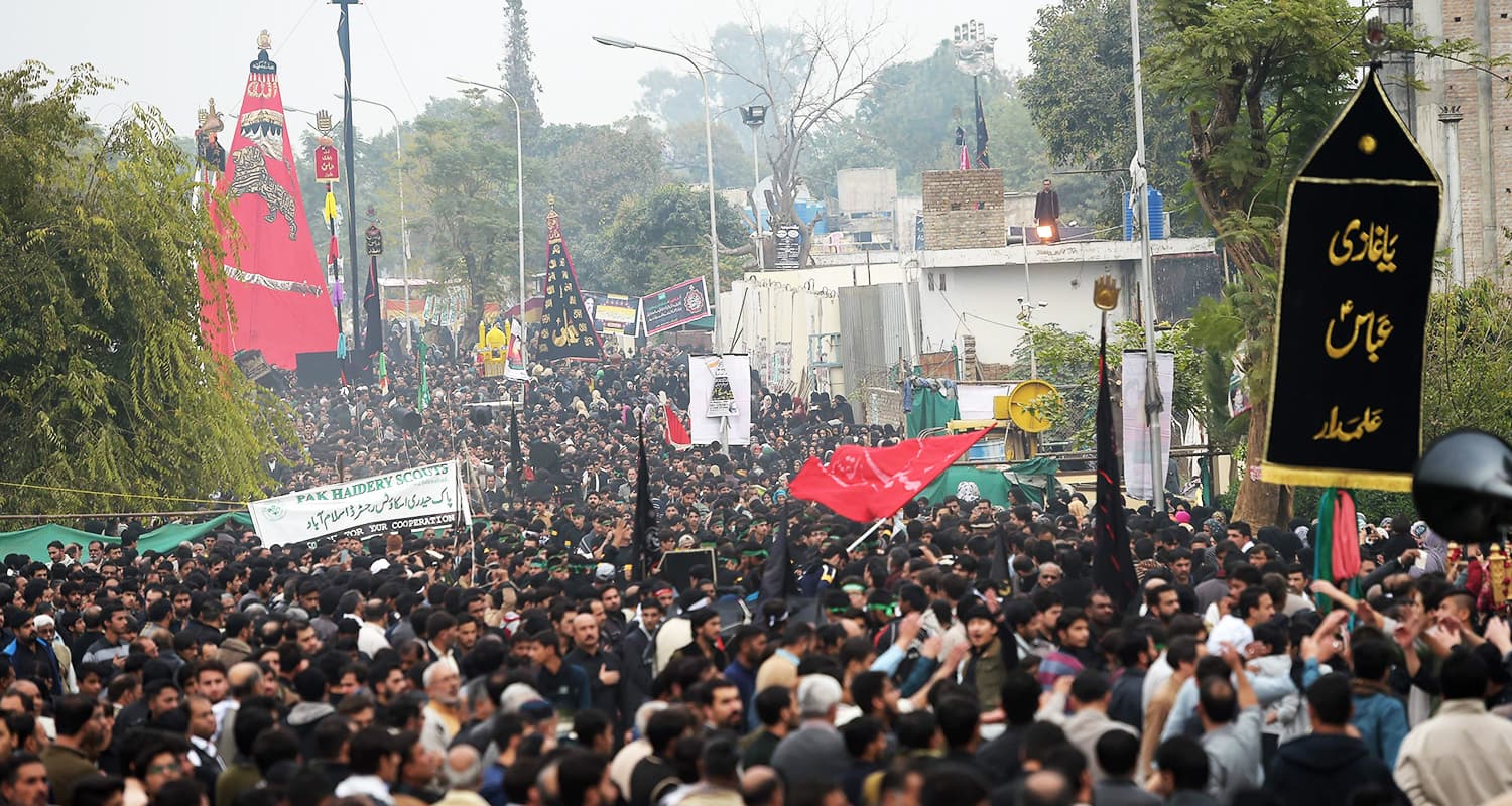 حضور میلیونی مردم در راهپیمایی اربعین در اسلام آباد