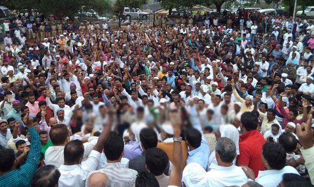 راهپیمایی مسلمانان هندی در اعتراض به قرآن سوزی 