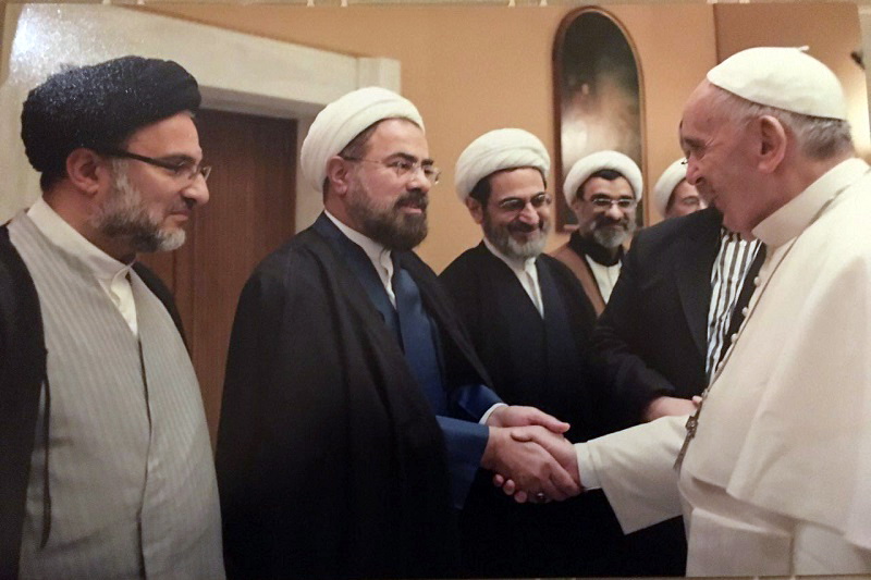 حجت الاسلام والمسلمین مرتضی جوادی آملی در دیدار با پاپ