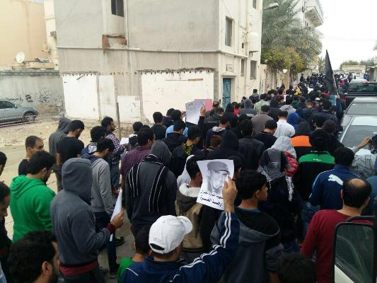 درگیری مزدوران آل‌خلیفه با تظاهرات مردمی در بحرین
