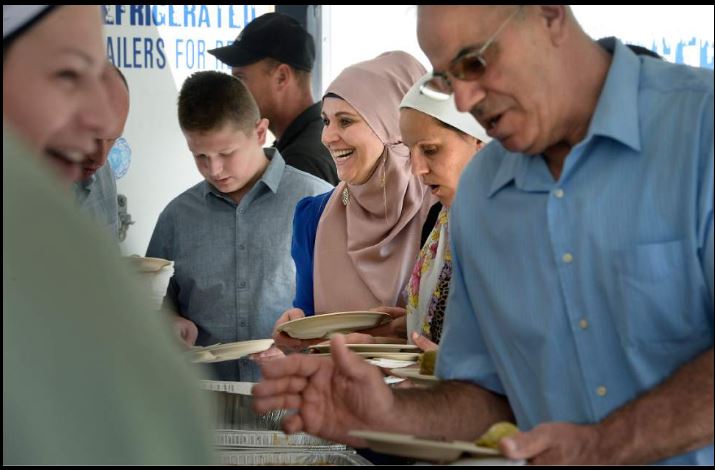 مراسم افتتاح مسجد بوسنیایی‌ها در آمریکا 