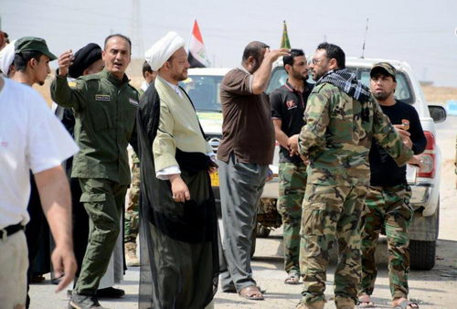 حضور پر شور  روحانیون عراقی در نبرد با داعش 