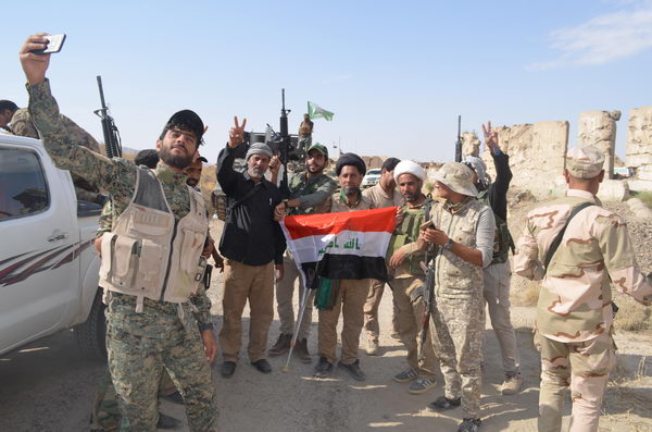 حضور فضلای حوزه علمیه عراق در عملیات آزادسازی منطقه الفتحة