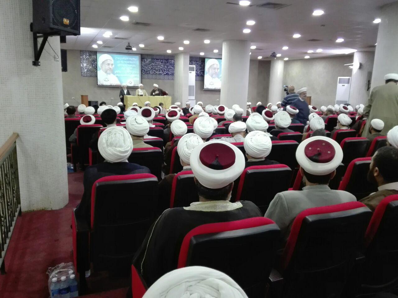 حضور آیت الله اراکی در نشست تجمع علمای مسلمان لبنان