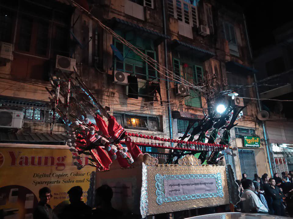 عزاداری شب اربعین در یانگون میانمار