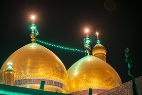 مراسم تعویض پرچم حرم امامین کاظمین (ع) برگزار شد+ تصاویر