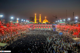 حال و هوای حرم امام حسین (ع) در روز شهادت امام جواد(ع)+ تصاویر