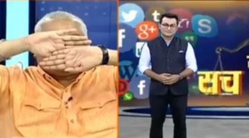 برخورد بی‌شرمانه هندوی افراطی با مجری مسلمان، انتقادات گسترده در پی داشت