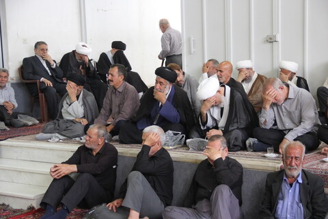 تصاویر/ مراسم سوگواری شهادت امام محمد باقر(ع) در بیوت مراجع و علما