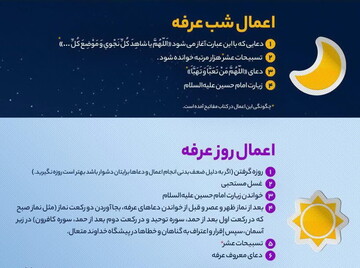 عکس نوشت | اعمال شب و روز عرفه