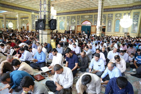 تصاویر/ مراسم پرفیض دعای عرفه در مسجد مقدس جمکران