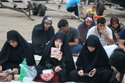 تصاویر/ دعای عرفه کنار ساحل بابلسر
