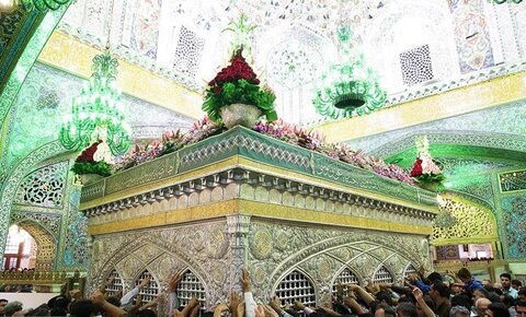 First-time pilgrims from Iraqi seminary school visit Imam Reza (AS) holy shrine
