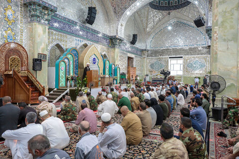 بالصور / إقامة صلاة عيد الأضحى المبارك في الكاظمين والعسكريين