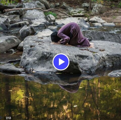 تصاویر مکان های غیرمنتظره نماز خواندن مسلمانان در اینستاگرام