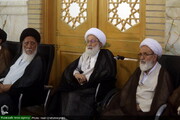 Cérémonie tenue à l'occasion du décès de l'ayatollah Muhammad Asif Mohseni à Qom de la part de guide suprême de la révolution Islamique d'Iran/Photos