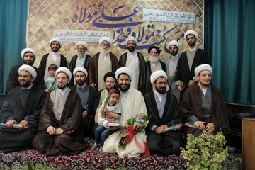 عمامه گذاری طلاب حوزه امام رضا(ع) تهران+ عکس
