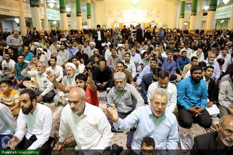 تصویری رپورٹ| حرم مطهر حضرت فاطمه معصومہ(سلام الله علیها) میں جشن عید غدیر خم منعقد