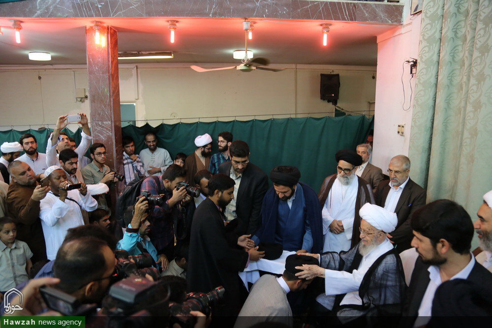 تصاویر/ جشن عمامه گذاری طلاب در عید غدیر خم