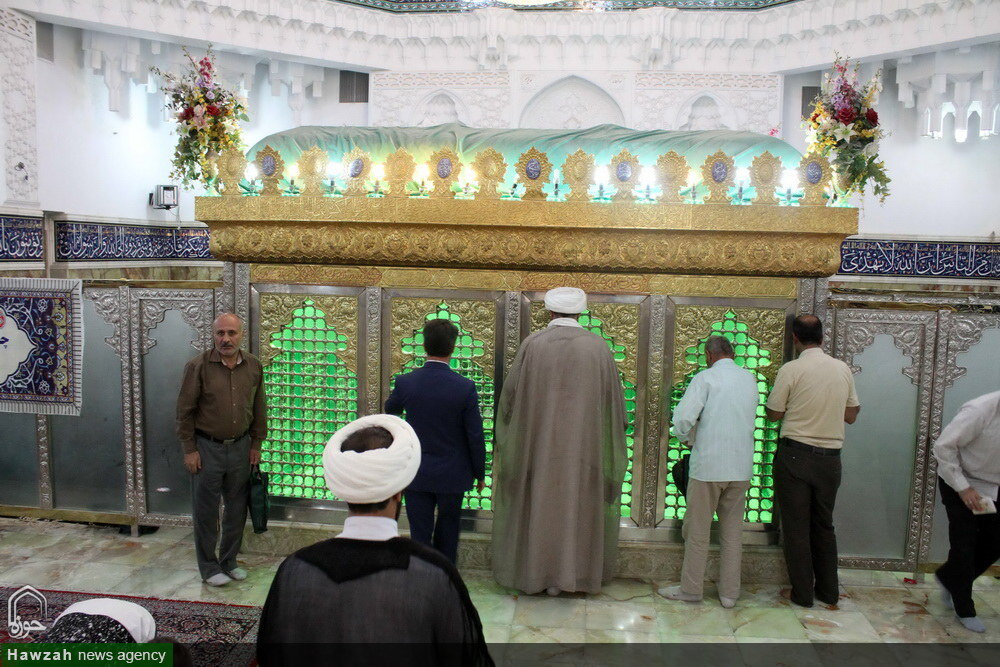 تصاویر/ دیدار و روبروسی مردم همدان با سادات در امامزاده عبدالله