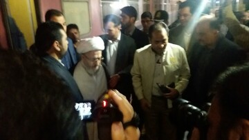 استقبال علما و مسئولان استانی یزد از آیت الله العظمی سبحانی