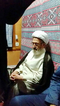 آیت الله العظمی سبحانی با «قطار عادی» به یزد سفر کردند