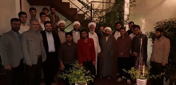 رئیس سازمان تبلیغات به میان طلاب مدرسه ابوذر تهران رفت+ عکس