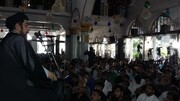 امام باڑہ غفرانمآب لکھنو ہندوستان میں عشرہ  محرالحرام  کی پہلی مجلس منعقد