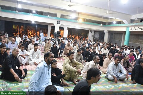 تصاویر/ مراسم عزاداری شب اول محرم در حسینیه شکریال اسلام آباد پاکستان