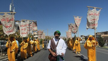 نوای کاروان نینوا در بیرجند به صدا درآمد