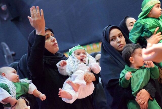 برگزاری همایش شیرخوارگان حسینی در ۲۴ نقطه استان کردستان