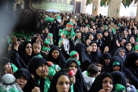 تصاویر/ اجتماع شیرخوارگان حسینی در مسجد مقدس جمکران