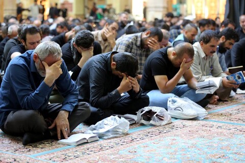 تصاویر/ مراسم دعای ندبه در مسجد مقدس جمکران