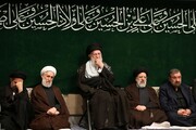 تصویری  رپورٹ|رہبر معظم کی موجودگی میں حسینیہ امام خمینی (رہ) میں مجلس عزا منعقد