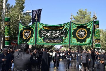 فیلم | آئین شب تاسوعا در ابرکوه